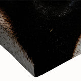 Large art of a close-up bird in black and white on stretched canvas, ideal for bedroom wall decor.