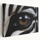 Close-up of a colorful bird on a large stretched canvas, with vibrant green and blue tones, suitable for kitchen wall art.