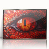 Mid-century modernist art of a bird, in muted earth tones, framed acrylic, ideal for nursery wall art.