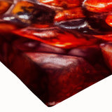 Black and white close-up photo of a bird on stretched canvas, ideal for bedroom wall art.