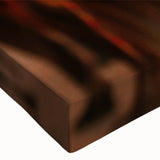 Large art of a close-up bird in black and white on stretched canvas, suitable for bedroom wall placement.