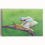 Black and white photo of birds in flight on stretched canvas, ideal for kitchen wall art.