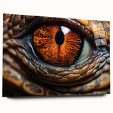 Large abstract wall art of a bird in flight, using muted earth tones on acrylic glass.