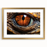 Extra large abstract art print featuring textured close-ups of birds, in a gold frame with mat, ideal for living room decor.