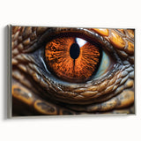 Landscape art painting of colorful birds on a black background, framed canvas, ideal for living room decor.