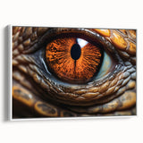 Extra large framed canvas featuring a vintage poster art of colorful birds, ideal for living room decor.