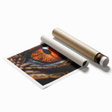 Extra large rolled print of a detailed floral design in soft pastel shades, ideal for classy bathroom wall art.