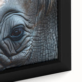 Close-up of a black bird on a textured canvas with vibrant colors, ideal for extra large living room wall art.