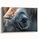 Framed canvas featuring a colorful bird in a natural setting, ideal for adding a vintage touch to any room.