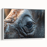 Vintage poster art of a colorful bird on a black background, framed canvas, suited for extra large living room wall.