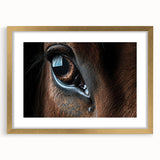 Extra large abstract art print of birds in vibrant colors on a textured canvas, framed in gold, ideal for living room decor.