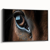 Black and white framed canvas of a bird in flight, ideal for bedroom wall art, in vintage poster style.