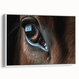 Vintage poster art of colorful birds on a white framed canvas, ideal for extra large living room decor.