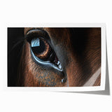 Rolled print of a close-up bird design in muted earth tones, ideal for art wall dining room or classy bathroom decor.