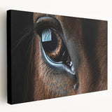 Close-up image of a bird on stretched canvas with detailed feather textures in natural colors, suitable for kitchen wall art.