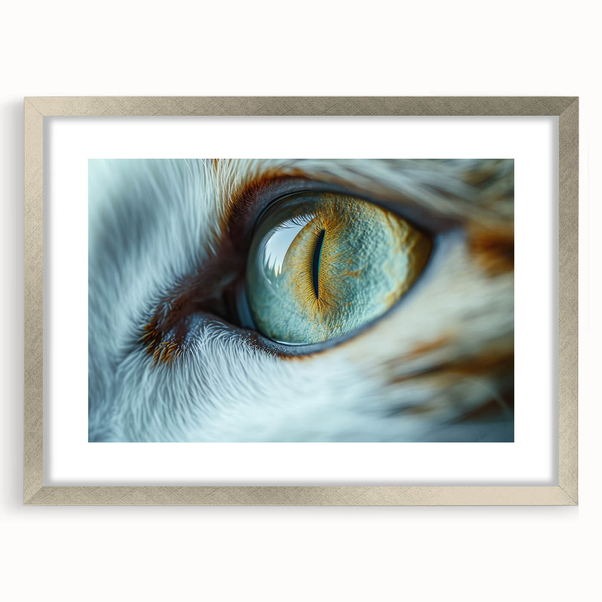 Textured art print of abstract birds in flight, in muted gray and silver tones on a framed canvas.