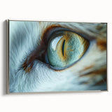 Landscape art painting of a colorful bird on a black background, framed canvas, ideal for living room decor.