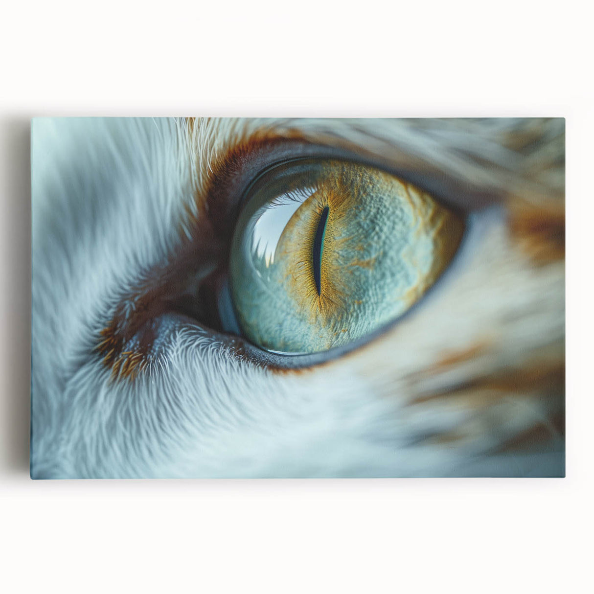 Black and white close-up of a bird on stretched canvas, suitable as large kitchen wall art.