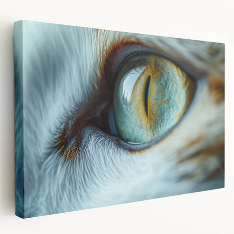 Close-up image of a bird on a stretched canvas, featuring natural hues, ideal for kitchen wall art.