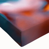 Black and white close-up of a bird on stretched canvas, suited for bedroom wall decor.