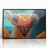 Large abstract wall art featuring a mid-century modernist bird design in black and white tones.