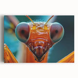 Black and white photo of a bird perched on a branch, printed on stretched canvas, suitable as kitchen wall art.