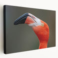 Close-up image of a bird on a stretched canvas, featuring natural earth tones, ideal for kitchen wall art.