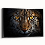 Black and white wall art of a bird in flight on a framed canvas, suitable for bedroom decor with a vintage poster style.