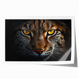 Close-up image of a bird on a branch, rendered in soft pastel shades on a rolled canvas, suitable for dining room wall art.