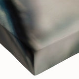 Black and white landscape art painting of birds in flight on stretched canvas, ideal for bedroom wall art.