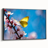 Black and white wall art featuring a close-up view of a bird, printed on framed canvas, suitable for bedroom decor.