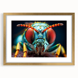 Extra large abstract art print of birds in flight, textured gold frame, muted earth tones, ideal for living room decor.