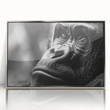 Mid-century modernist art of a bird in flight, acrylic print in silver frame, suited for nursery wall art.