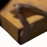 Large art of a close-up bird in black and white on stretched canvas, suitable for bedroom wall decor.