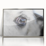 Mid-century modernist art depicting a bird in muted earth tones on a silver-framed acrylic, ideal for nursery wall art.