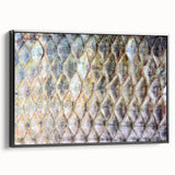 Black and white wall art of a bird in flight, rendered on framed canvas.