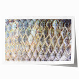 Rolled print of a close-up bird design in muted earth tones, ideal for art wall dining room or classy bathroom wall art.