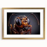 Extra large textured abstract art print of birds in gold frame, ideal for living room decor.