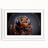 Abstract art print of a bird in muted gray and blue tones on a framed poster, ideal for bedroom or dining room decor.