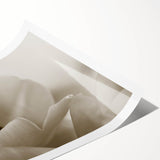 Extra large wall art featuring line art flowers in black on a white background, ideal for large living room decor.