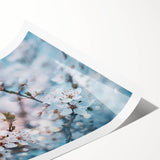 Extra large rolled print of line art flowers in black and white, ideal for large living room wall art.