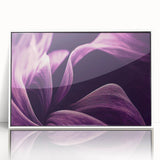 Art deco poster featuring a floral design in pastel shades on white acrylic, ideal for nursery wall art.