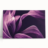 Black and white close-up floral image on stretched canvas, ideal for kitchen wall art or bedroom ambiance.