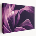 Close-up floral design on stretched canvas, featuring vibrant red and green tones, suitable for kitchen wall art.