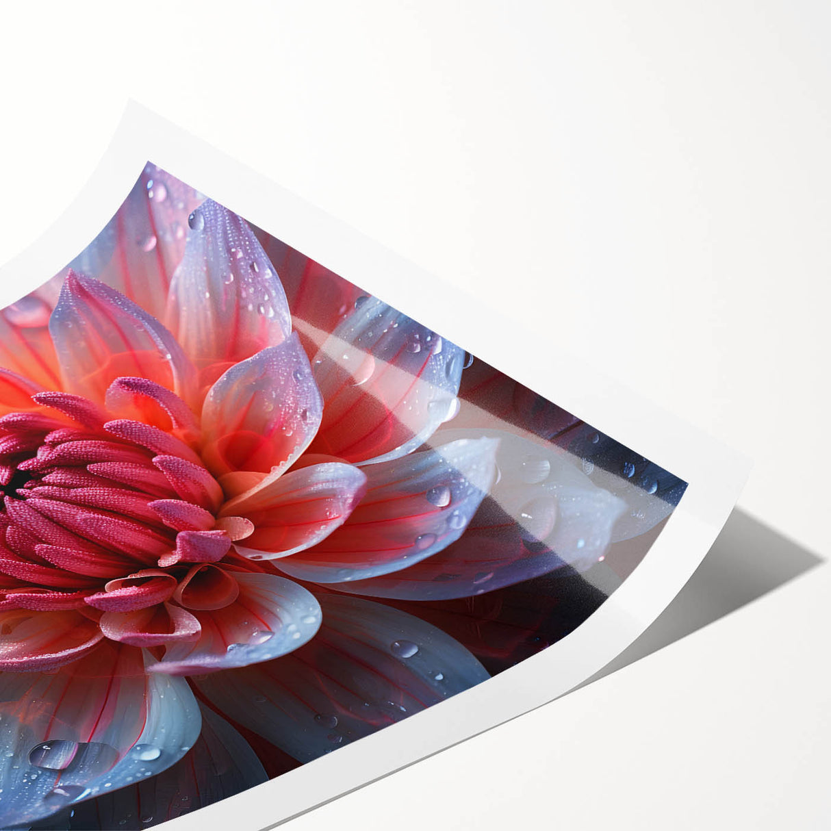 Extra large wall art featuring line art flowers in black on a white background, ideal for large living room decor.