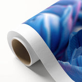 Art deco poster of delicate floral designs in soft pastel shades on rolled canvas, ideal for nursery wall art.