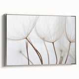 Framed canvas landscape art painting featuring vibrant floral designs on a black background, ideal for living room decor.