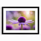 Abstract art print featuring vibrant, colorful florals on a textured black framed canvas, ideal for living room decor.