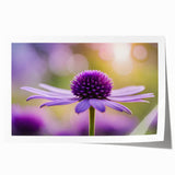 Close-up floral art on rolled print featuring soft pink and green tones, suitable for dining room or bathroom decor.