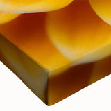 Black and white close-up landscape painting on stretched canvas, ideal for bedroom wall art.